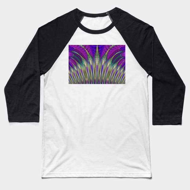 Carnival Style Decorative Design Baseball T-Shirt by pinkal